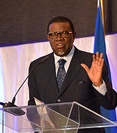 Dr. Hage Geingob, President of Namibia